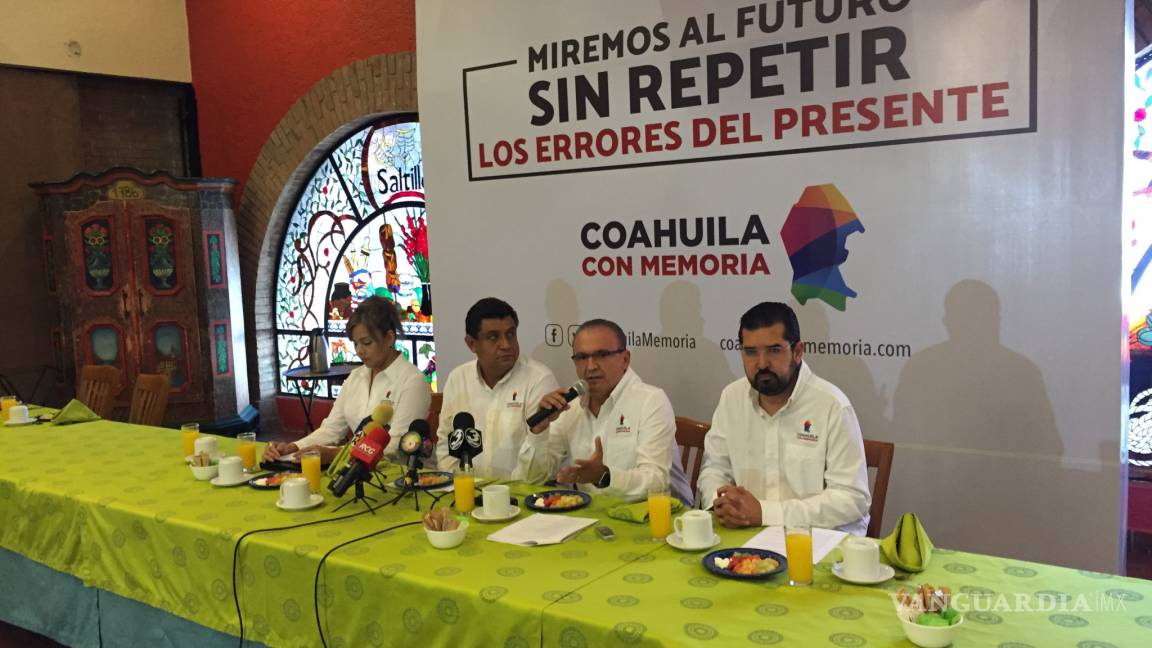 Presentan &quot;Coahuila con memoria&quot;, plataforma para denunciar actos de corrupción