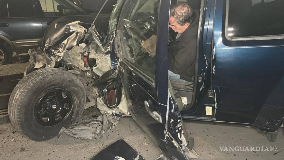 $!El vehículo que conducía el hombre era una Xterra que se desplazaba de norte a sur, pero el exceso de velocidad provocó que perdiera el control.