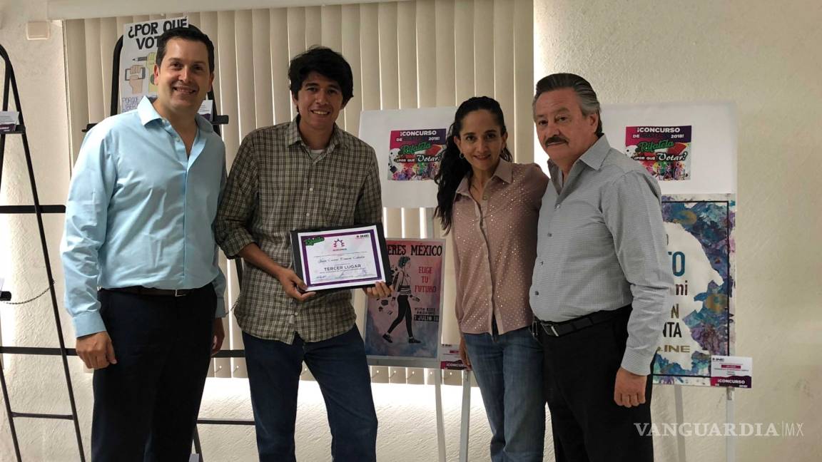 Premia INE el mejor cartel electoral en Coahuila