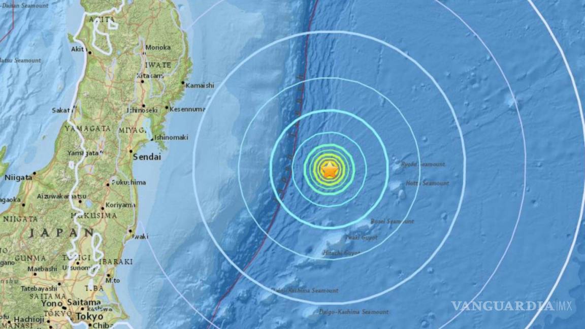 Sismo en Japón de magnitud 6.1 golpeó la costa este