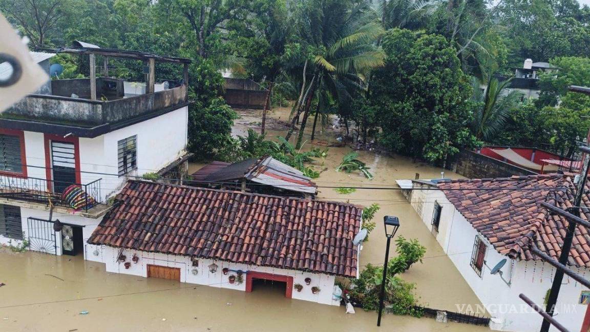 ‘Nadine’ dejó miles de casas inundadas y damnificados en Tabasco y Veracruz