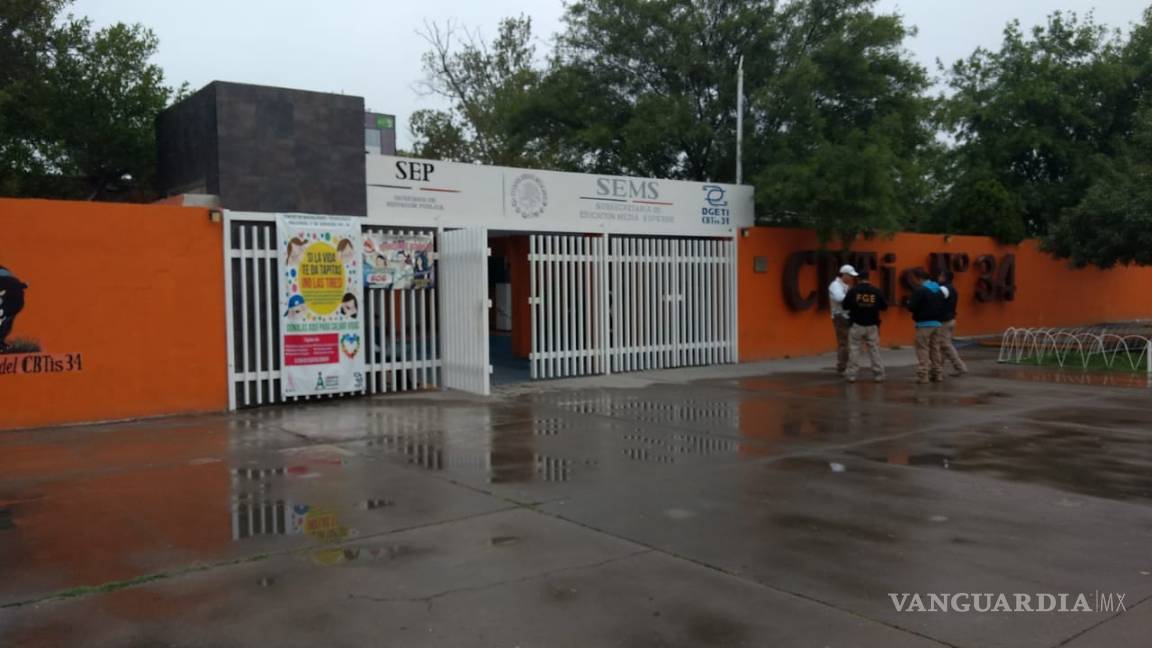 $!Impiden tiroteo en CBTIS de Coahuila; alumno planeaba realizar un ataque