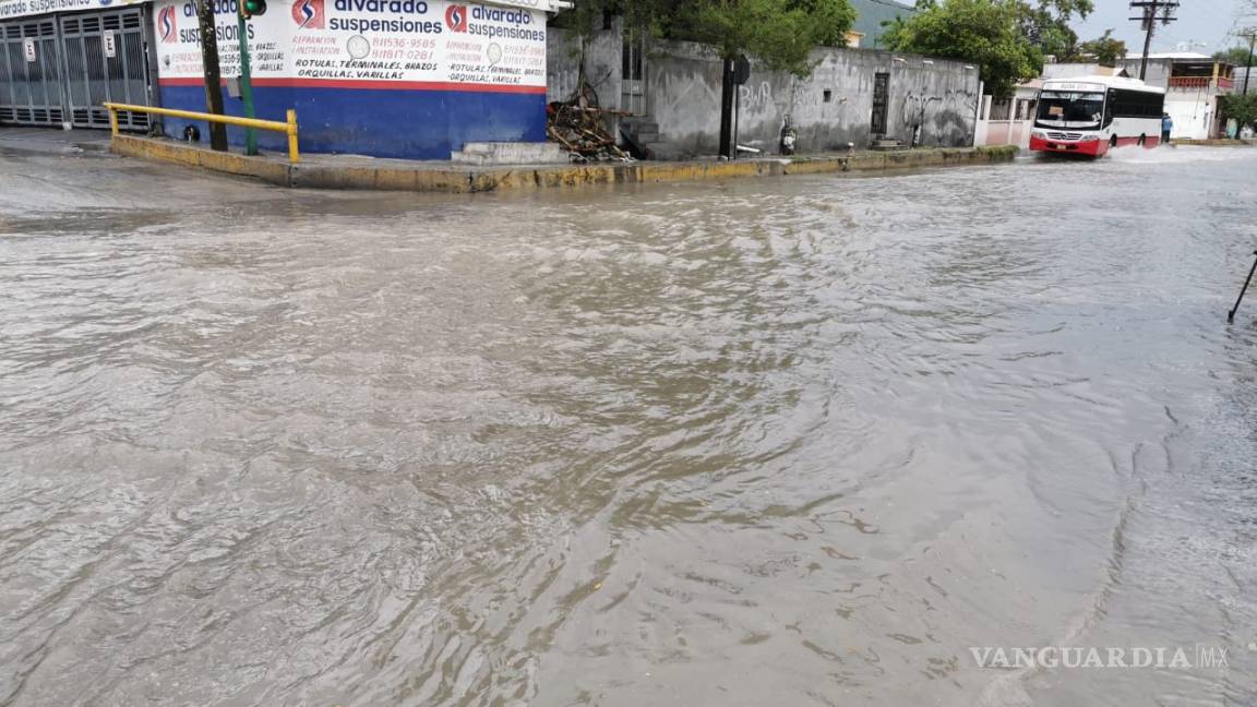 Registra Nuevo León intensas precipitaciones