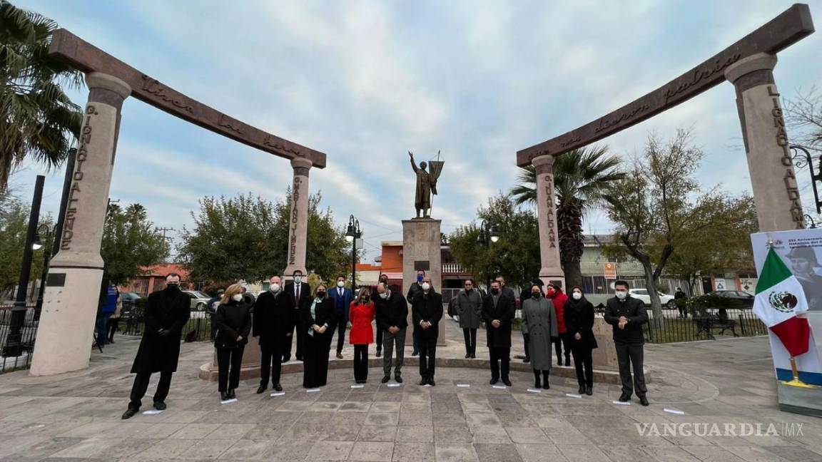 Conmemoran el natalicio del caudillo Ignacio Allende en Monclova