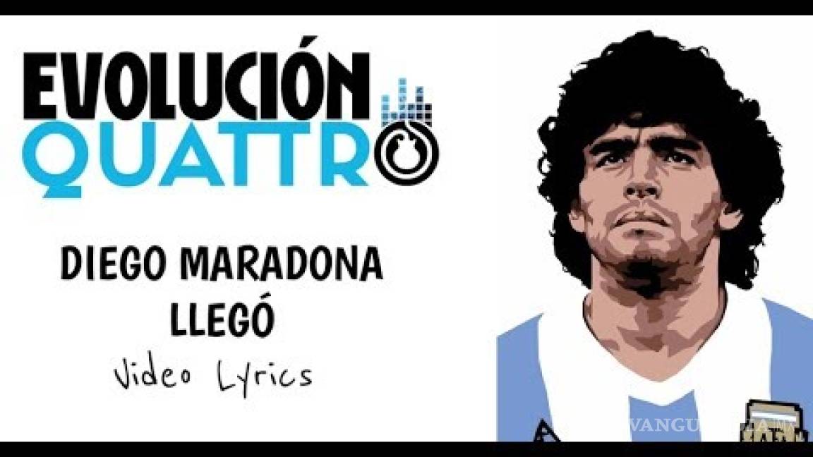 Banda sinaloense se inspira en Maradona para componerle una canción