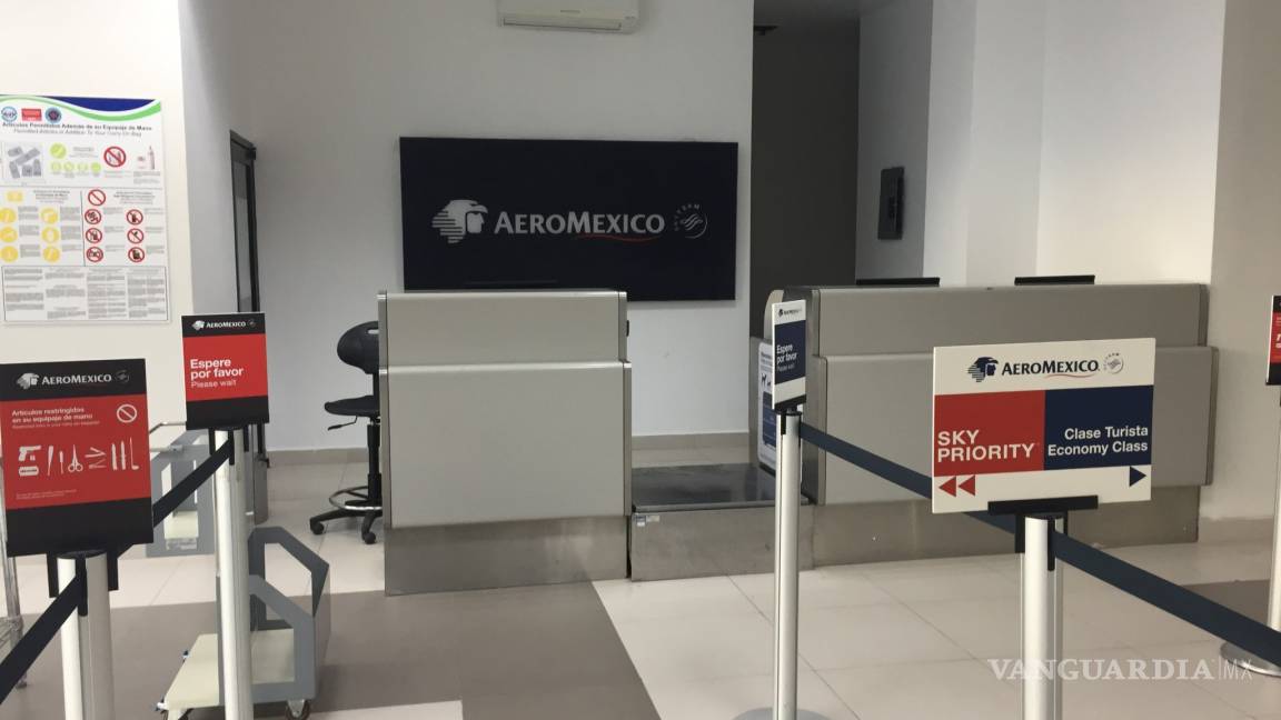Confían en que Aeroméxico reanude vuelos Saltillo-CDMX