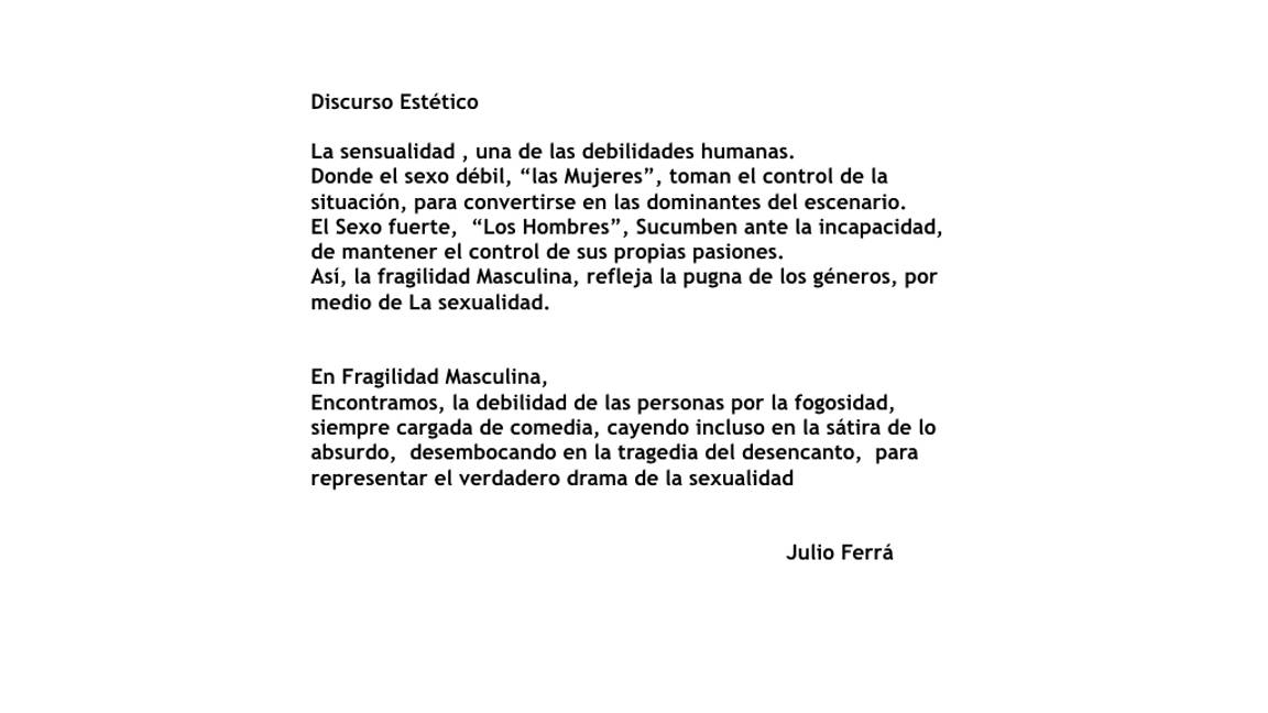 $!Fragilidad Masculina