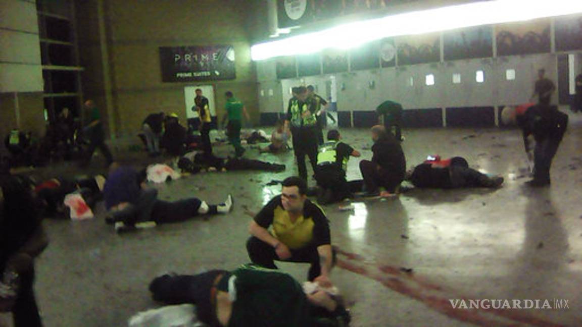 $!Tragedia en concierto de Ariana Grande, las imágenes que dejó el atentado en Mánchester