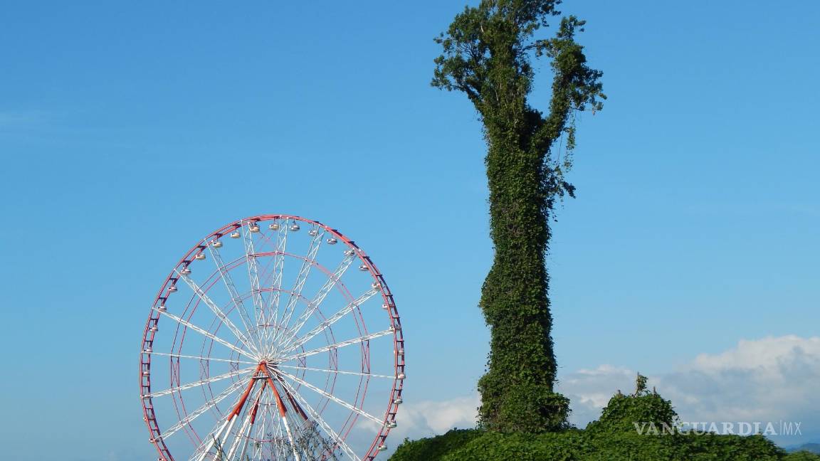 $!Una noria en el puerto. EFE/Misha Vignanski