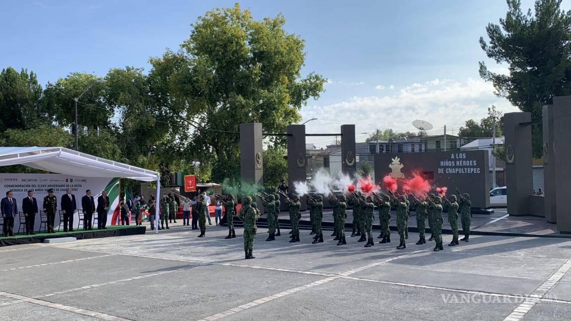 Conmemoran el 175 aniversario de la gesta histórica de los Niños Héroes de Chapultepec