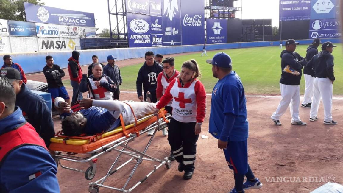 Jugador de los Sultanes de Monterrey sufre aparatoso accidente en la Copa Gobernador