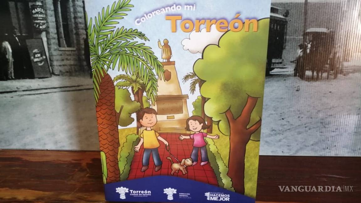 Presentan cuadernillo infantil “Coloreando mi Torreón”