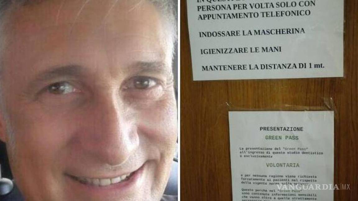 Descubren a dentista que acudió a vacunarse con brazo falso en Italia; sólo buscaba el pasaporte COVID