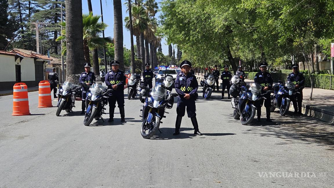 Refuerzan seguridad en Saltillo durante vacaciones con más de mil 200 elementos