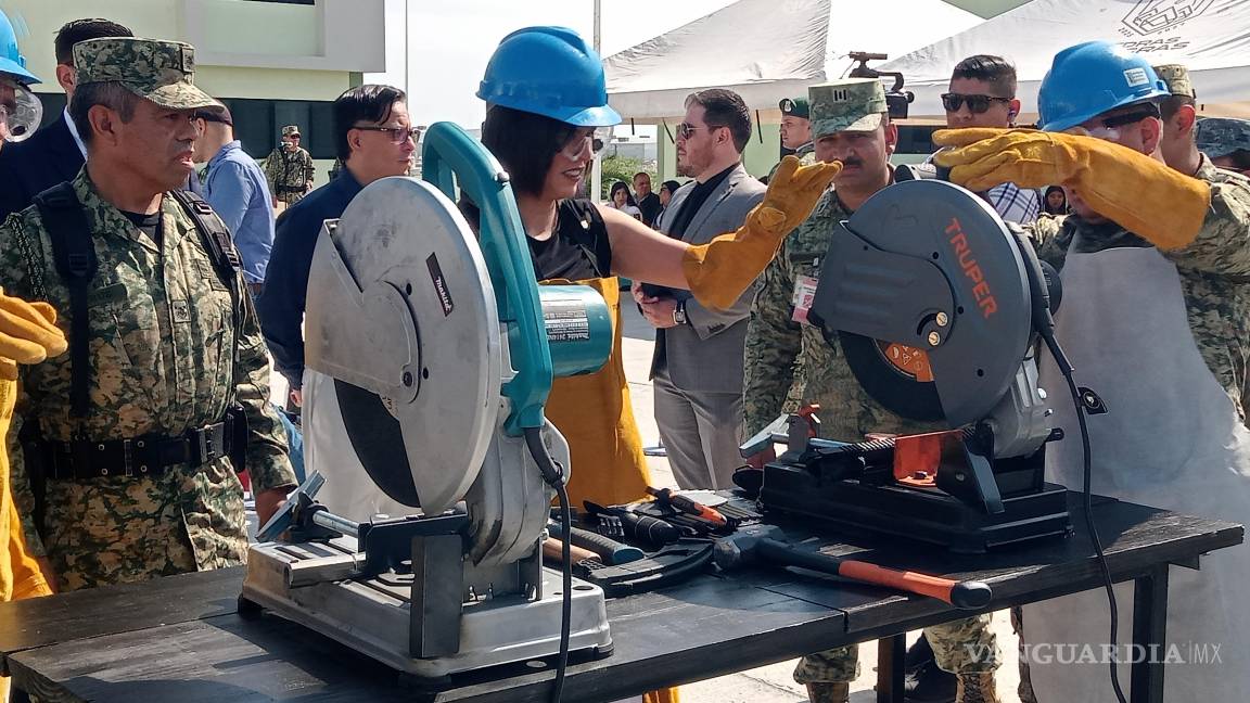 Piedras Negras: Ejército destruye arsenal incautado a grupos criminales