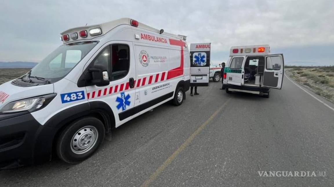$!Personal de Protección Civil de General Cepeda y Ramos Arizpe atendieron a los heridos.