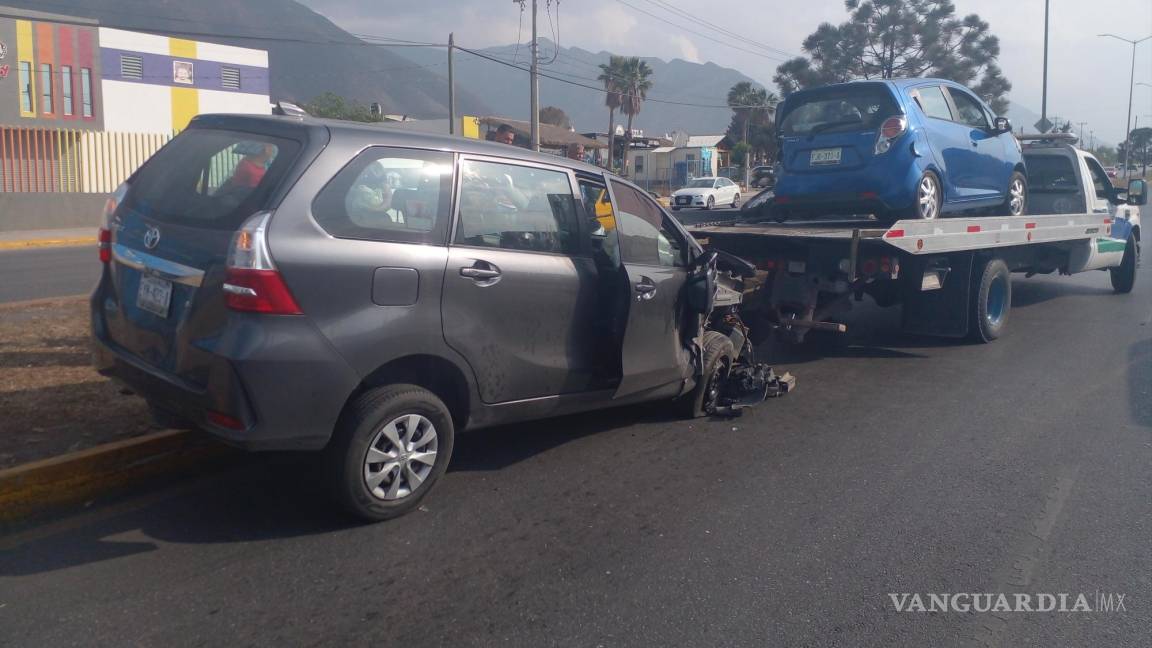 Cuantiosos daños materiales deja choque al sur de Saltillo