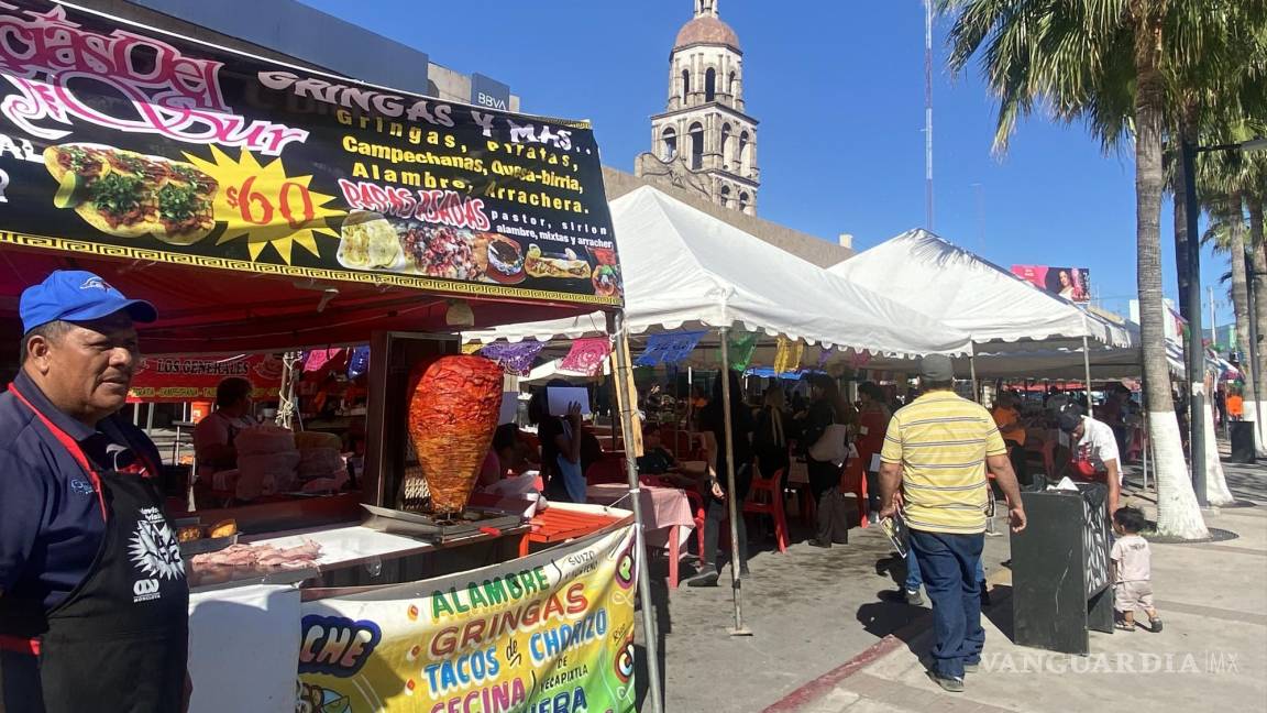 Acuden miles de familias a festejar el ‘Día del Taco’ en Monclova