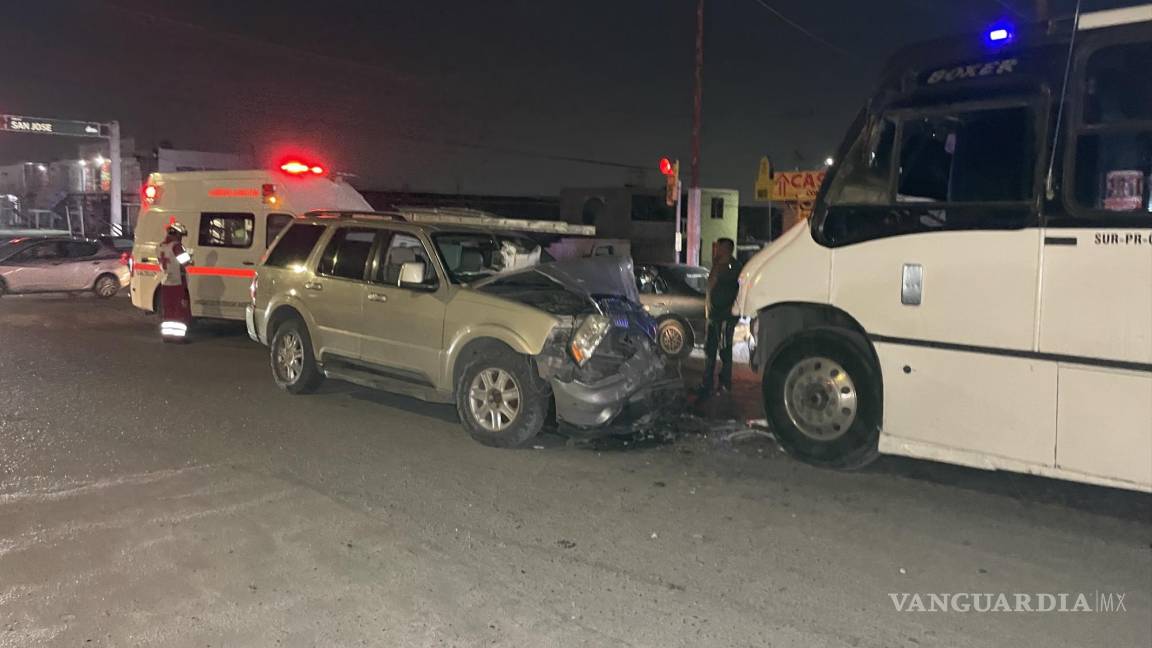 Ebrio provoca choque frontal en Otilio González, en Saltillo