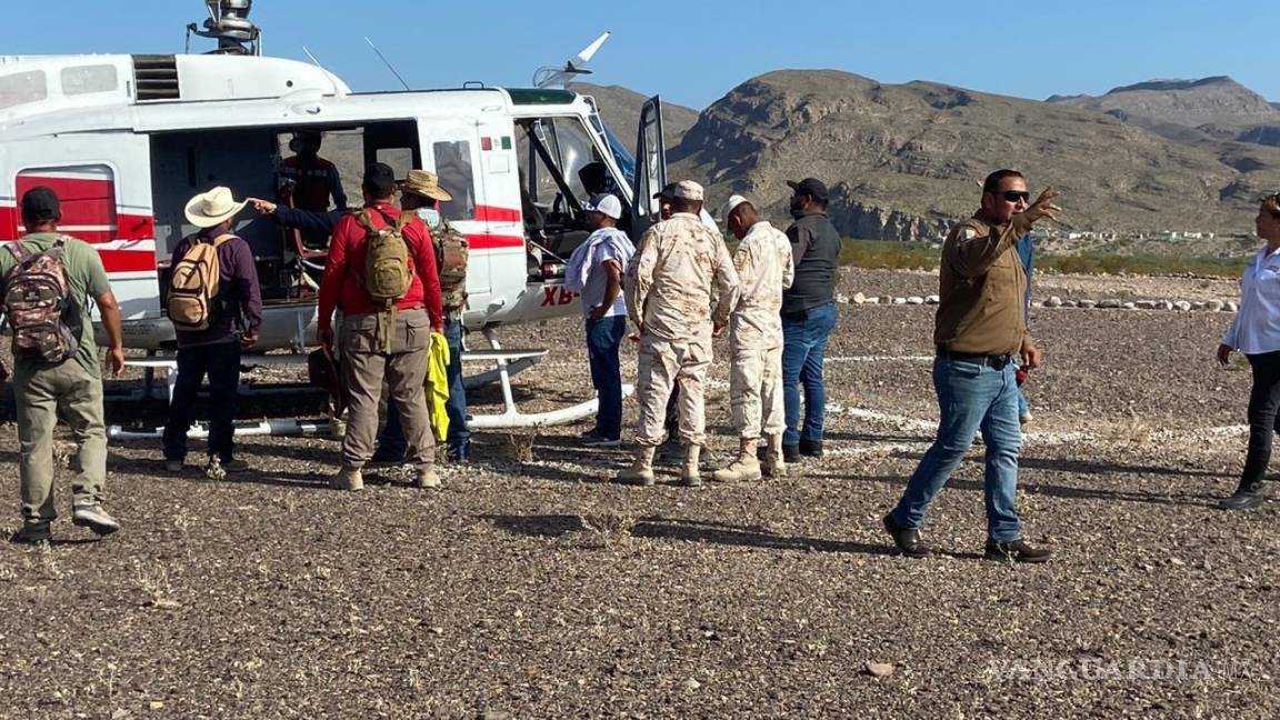 Continúa búsqueda de jóvenes perdidos en desierto de Coahuila, apoyan a autoridades dos que formaban parte del grupo
