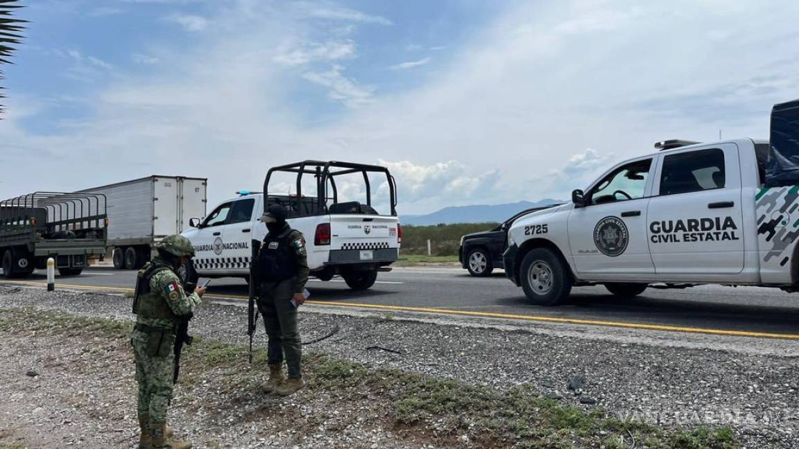 Enfrentamiento en carretera Saltillo-Matehuala deja dos elementos de la Guardia Nacional heridos