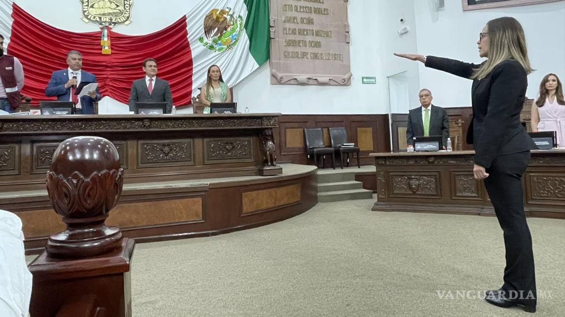 Congreso de Coahuila presenta a Karla Samperio como nueva Fiscal Anticorrupción