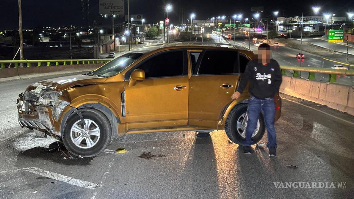 $!Pese a lo aparatoso del choque, no se reportaron personas lesionadas.