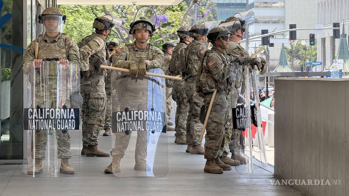 Envían a otros 2 mil elementos de Guardia Nacional de EU a Los Ángeles, para contener protestas
