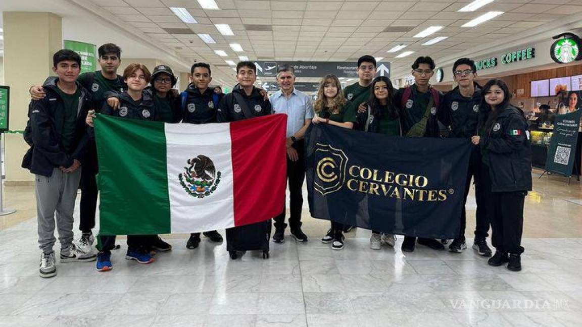 ¡Victoria torreonense! Ganan estudiantes medalla de oro en competencia internacional de robótica en Grecia