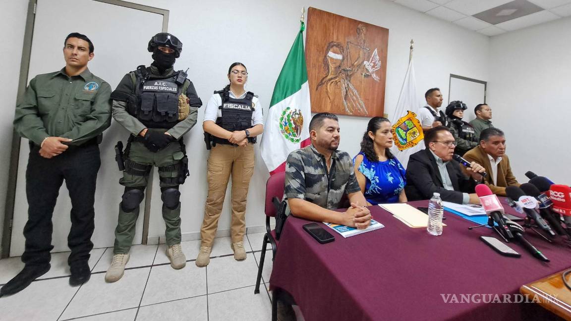 $!Fue el fiscal general de Coahuila el que dio detalles de la detención del presunto asesino.