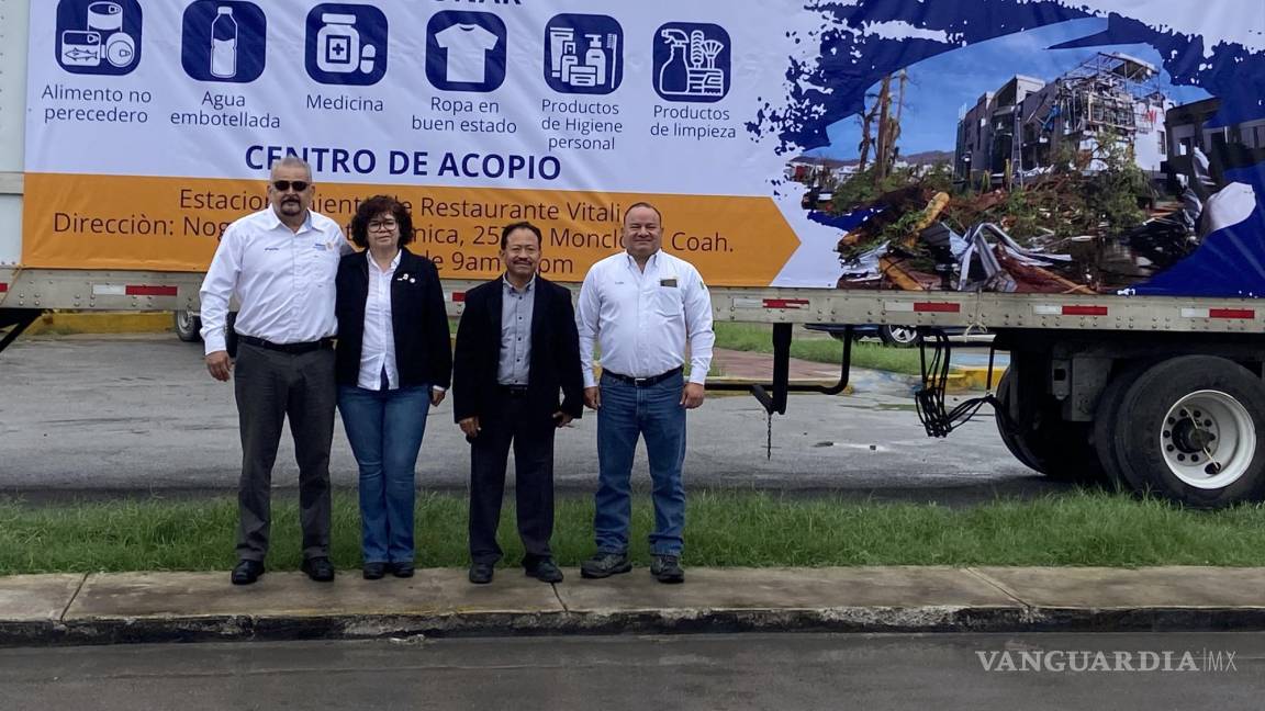 Club Rotario de Monclova abre centro de acopio para apoyar a damnificados de Acapulco
