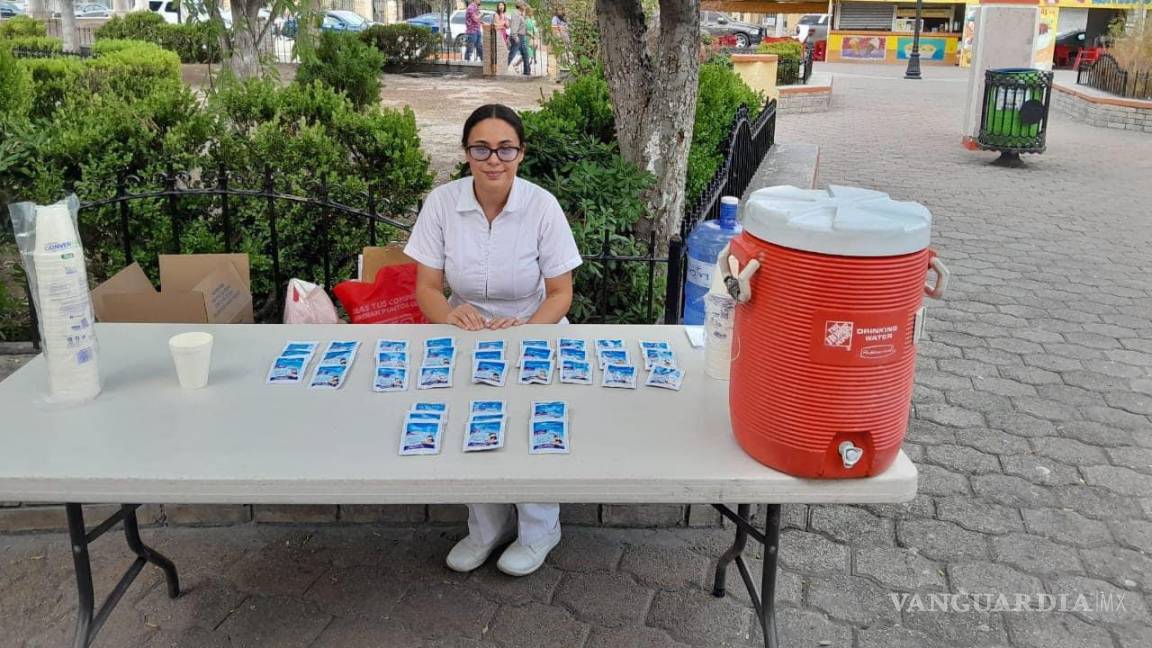 Lucha Acuña contra golpe de calor con módulos de hidratación en puntos estratégicos