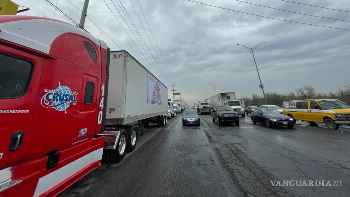 Protestan transportistas de Nuevo León por inseguridad en carreteras