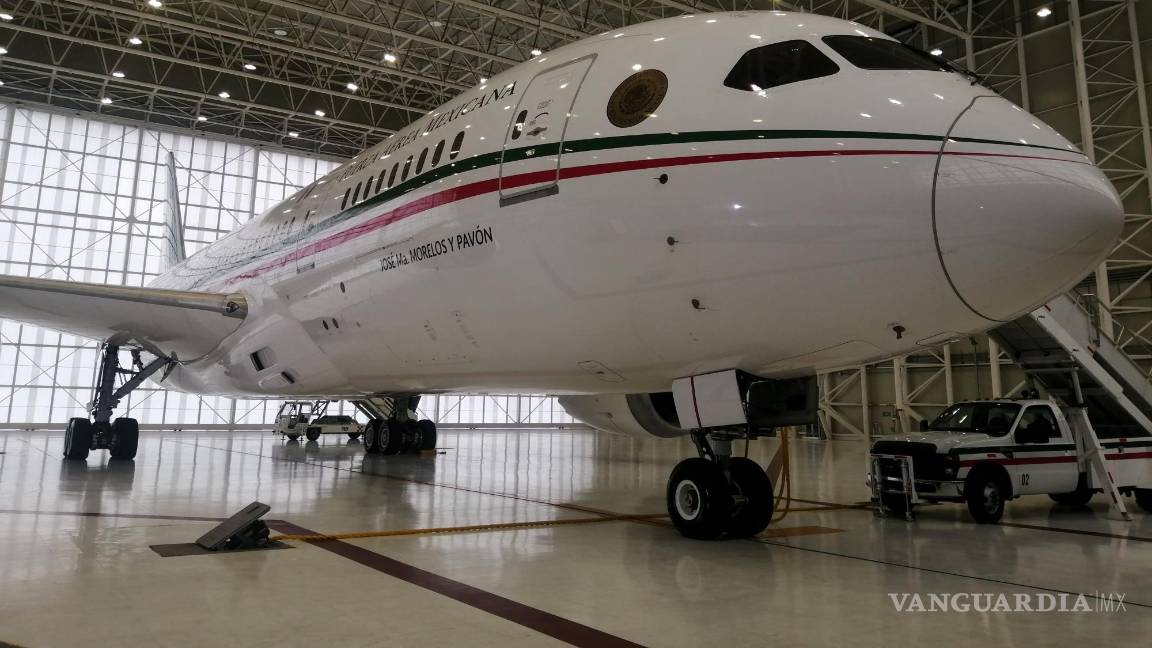 Licita Sedena mantenimiento del avión presidencial TP-01