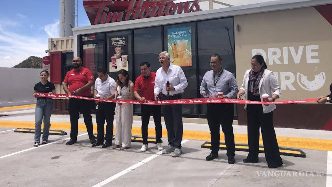 Duplicará Tim Hortons su presencia en Saltillo para llegar a las 15 sucursales