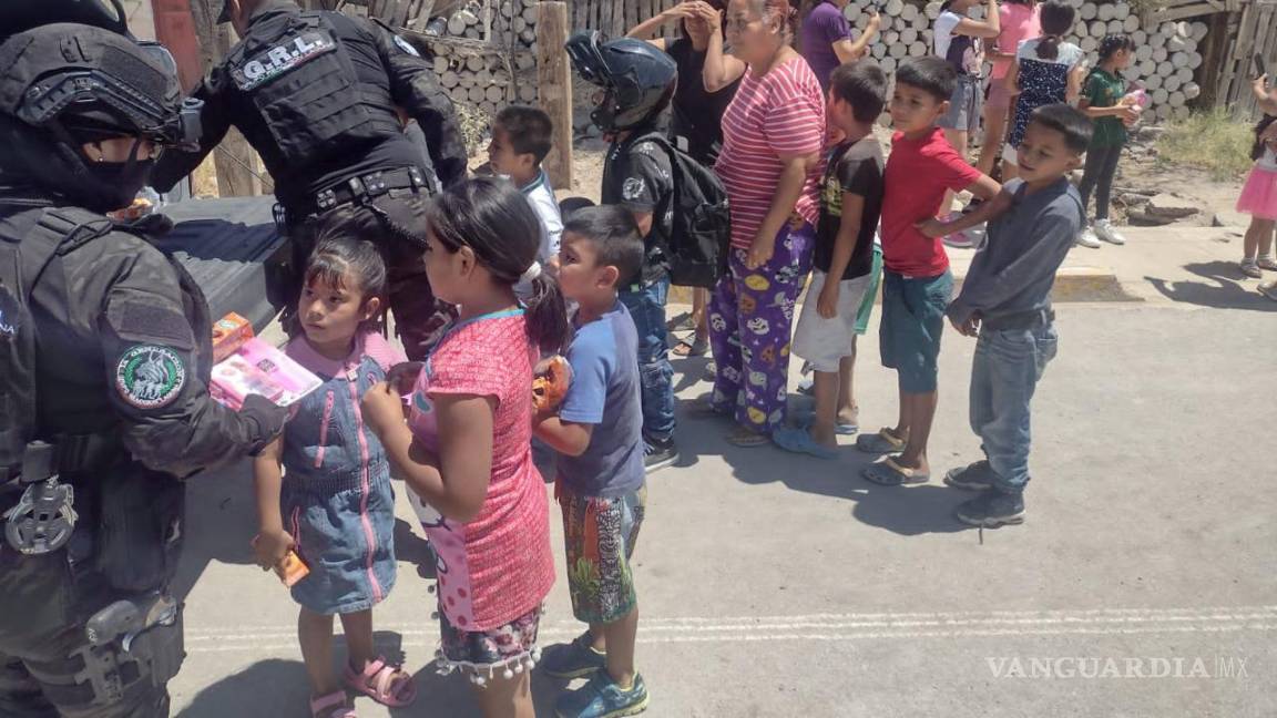 Grupo de Reacción Laguna realiza operativo “Día del Niño”