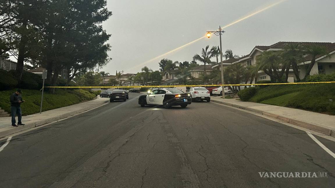 $!La mujer murió en el lugar del incidente en el acaudalado vecindario de Anaheim Hills