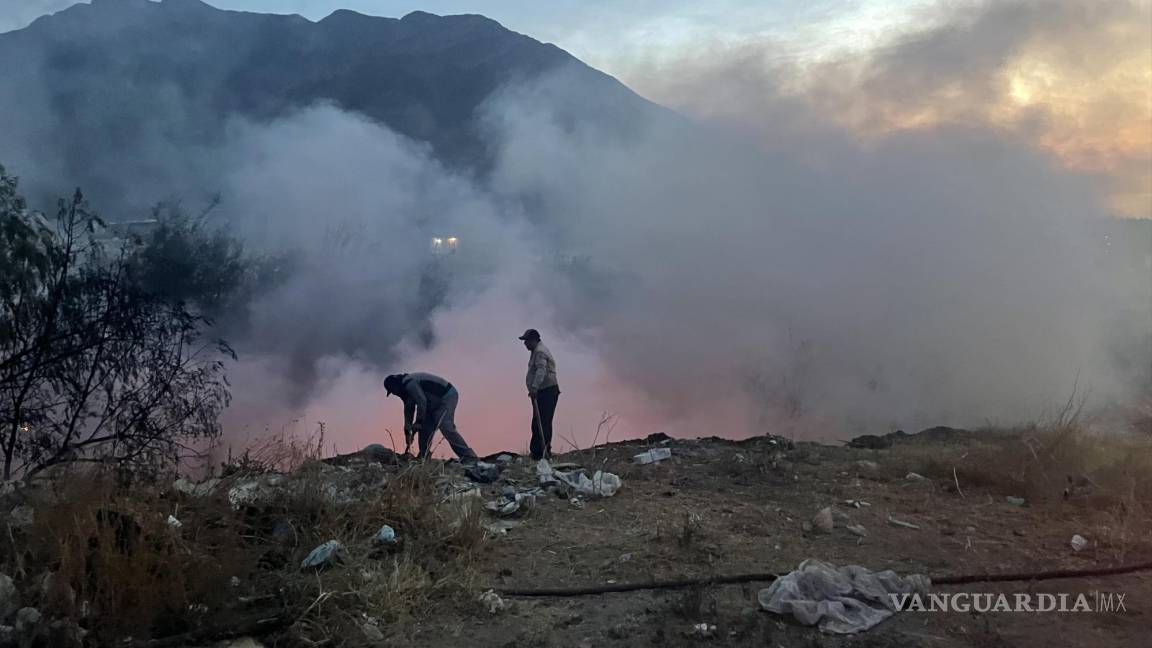 Incendio que inició en la sierra causa movilización de Bomberos de Saltillo
