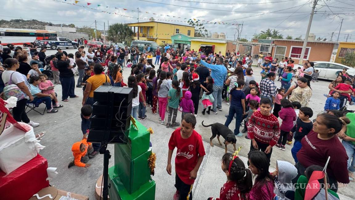 Operativo Navideño de Policía Municipal lleva esperanza a niños en Monclova