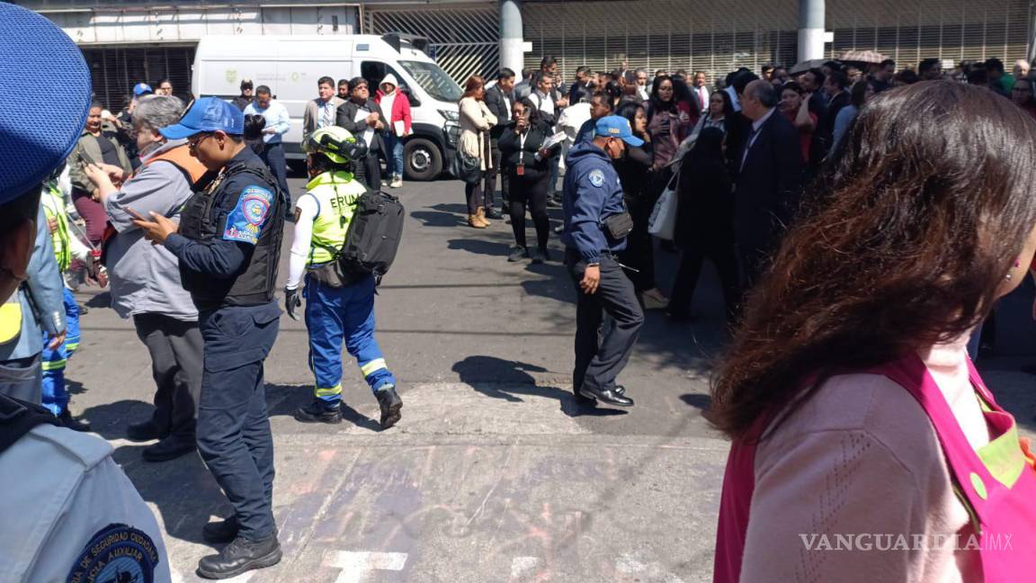 $!SSC atiende nueva amenaza de bomba en juzgados de alcaldía Cuauhtémoc, CDMX