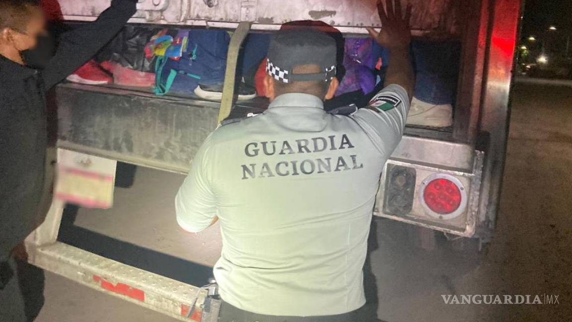 Guardia Nacional rescata a 121 migrantes en Galeana, Nuevo León