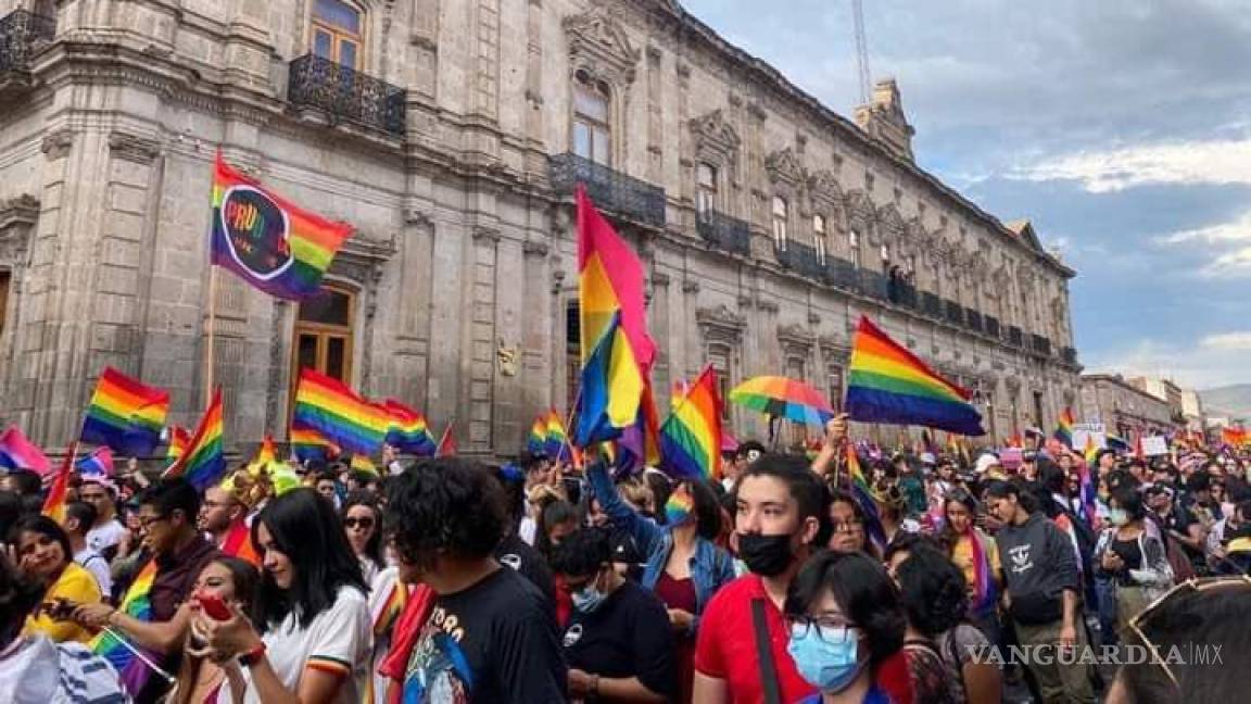 Alrededor de 20 mil personas marcharon por los derechos LGBT en Michoacán