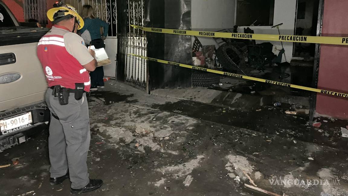 Saltillo: explota casa en La Amistad; resulta lesionada madre de policía municipal