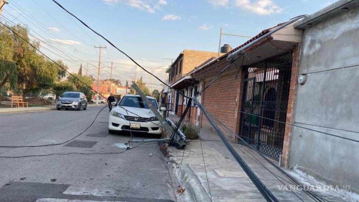 $!El accidente ocurrió en la calle José Sarmiento.