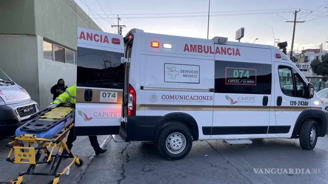 Volcadura en la carretera Torreón-Saltillo deja tres lesionados