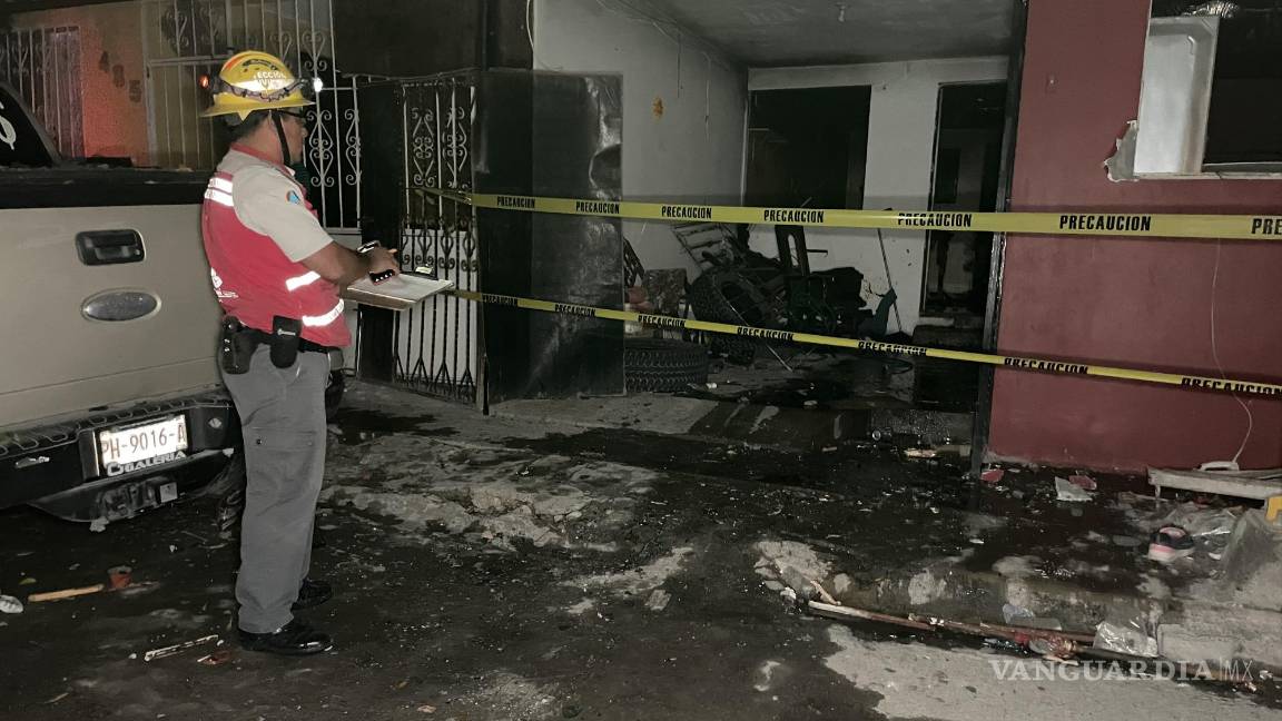 Saltillo: explota casa en La Amistad; resulta lesionada madre de policía municipal