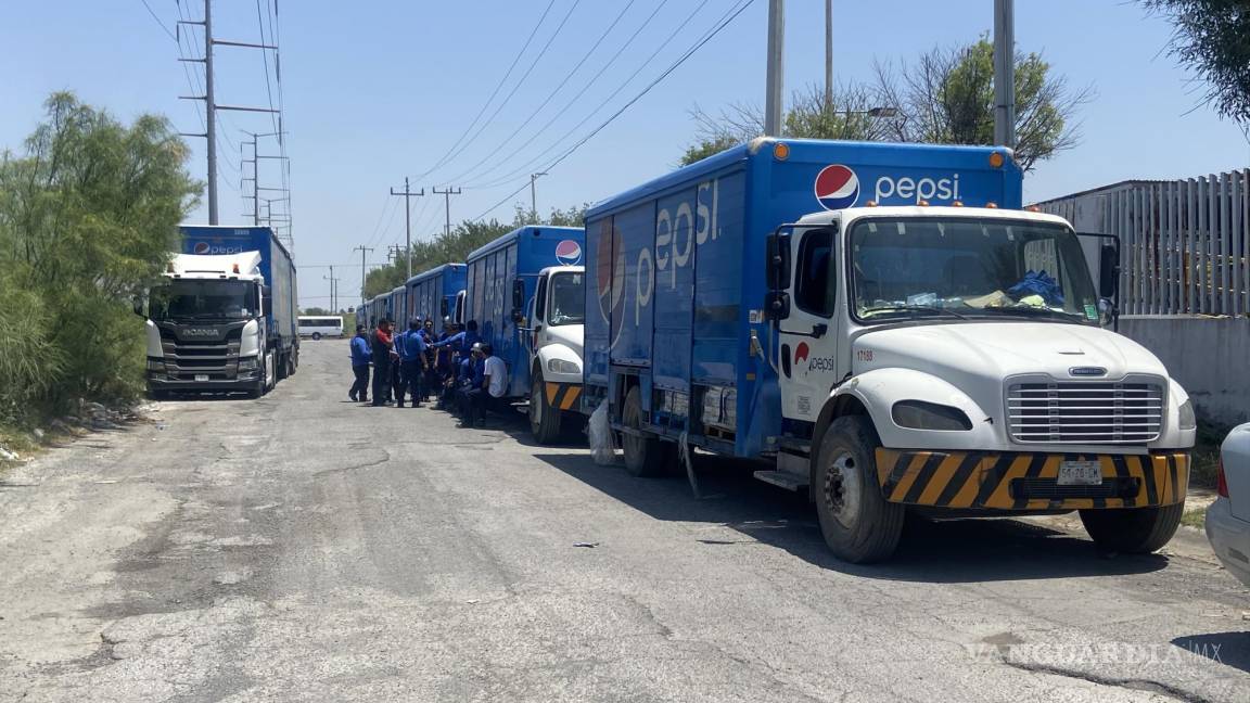 Paran labores trabajadores de Pepsico en Frontera; denuncian bajas utilidades