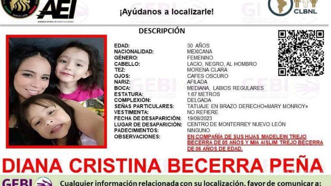 $!En pleno centro de Monterrey, Diana desapareció con sus hijas