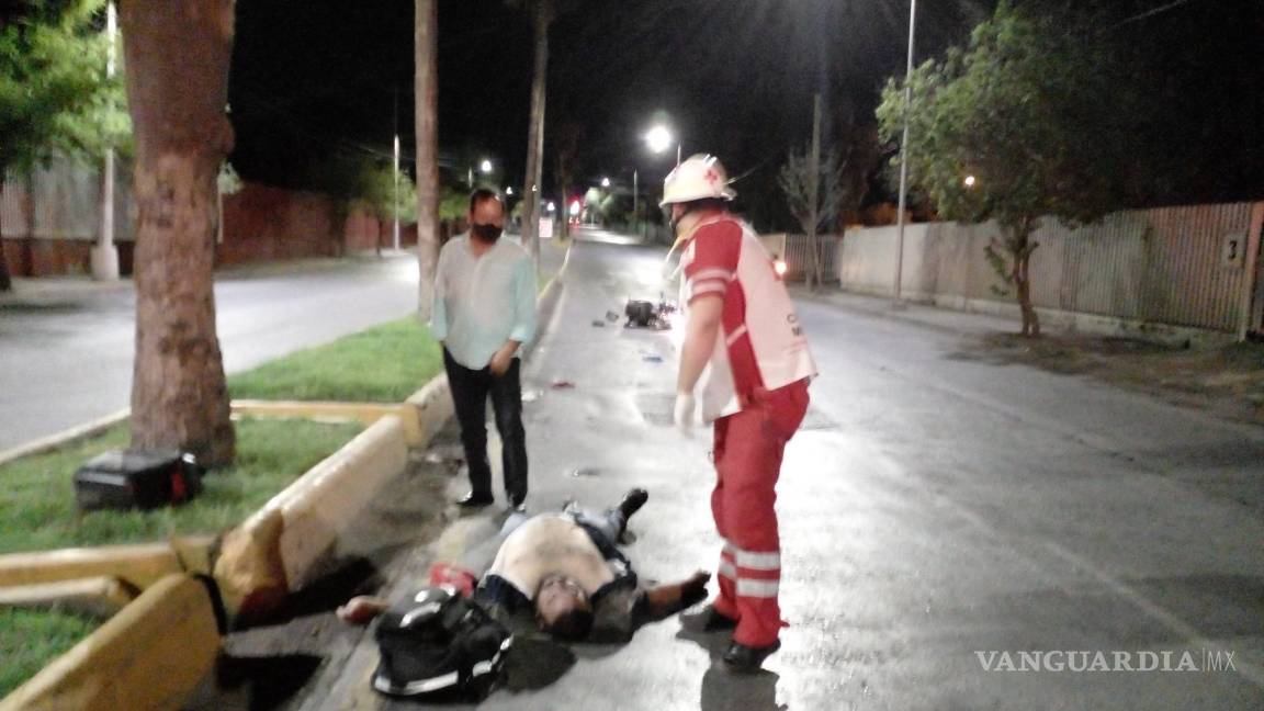 Muere motociclista en accidente vial