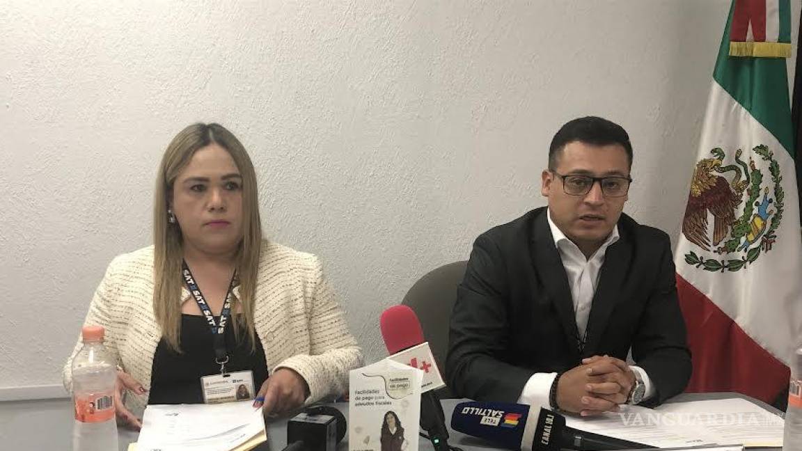 SAT Coahuila presenta programa de facilidades de pago para adeudos fiscales